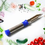 2in1 Multi-Purpose Stainless Steel Peeler With Hanging Ring For Vegetables, Potato Peeler, Carrot, grated, Suitable