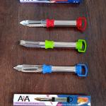 2in1 Multi-Purpose Stainless Steel Peeler With Hanging Ring For Vegetables, Potato Peeler, Carrot, grated, Suitable