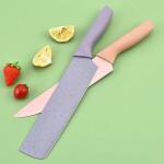 Professional Colorful Kitchen Knives Set of 6 Pieces, Non-Stick Blades with High Carbon Stainless Steel